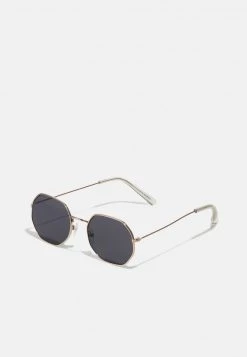 Pier One UNISEX - Gafas De Sol - Gold-coloured, Unisexo
