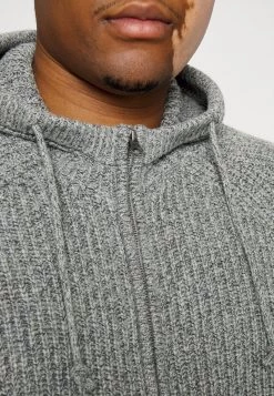 Pier One Hombre Chaqueta De Punto - Mottled Light Grey -Pier One Tienda d941df4c7b464938a13f81b0fa09252a