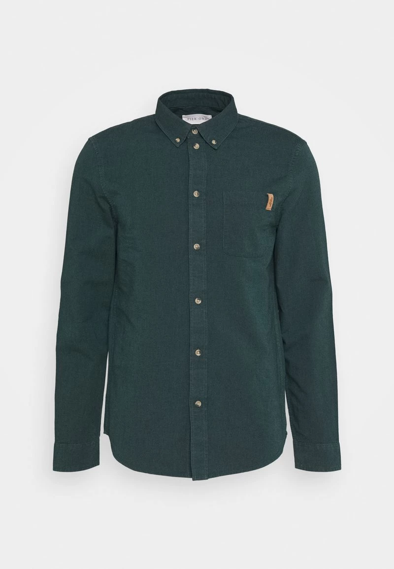 Pier One Hombre Camisa - Dark Green 7 Pier One Hombre Camisa - Dark Green - Imagen 5