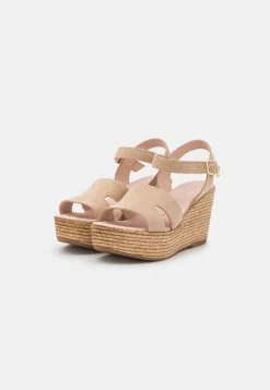 Pier One Mujer LEATHER - Sandalias Con Plataforma - Beige -Pier One Tienda db7a11acc7844fdfa7841e58c58b006a