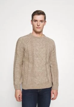 Pier One Hombre Jersey De Punto - Mottled Beige