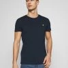 Pier One Camiseta Básica - Dark Blue, Hombre