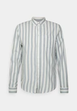 Pier One Hombre Camisa - Light Blue/white -Pier One Tienda e0a61a56d398475da782aa5eeb32f835