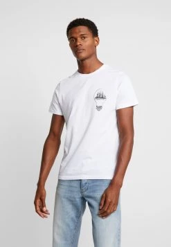Pier One Hombre Camiseta Estampada - White