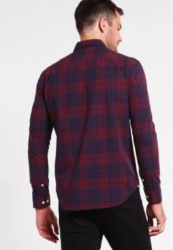 Pier One Hombre Camisa - Dark Blue/bordeaux -Pier One Tienda e109d909650e4da6a49bc82c3cfd0c95