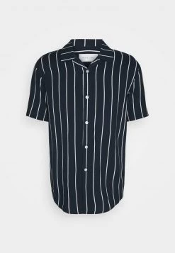 Pier One Hombre Camisa - Dark Blue -Pier One Tienda e156a9632333451f8fb35a760f6d9935