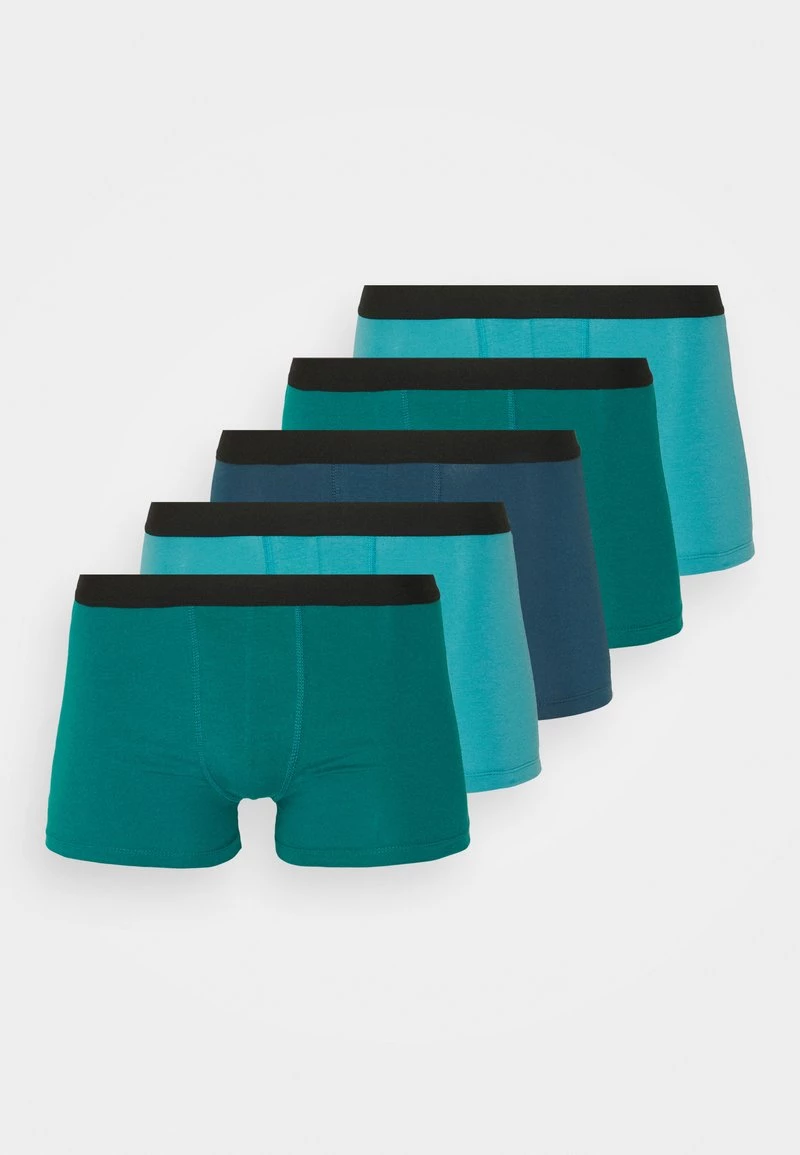 Pier One Hombre 5 PACK - Culotte - Black/teal/blue 7 Pier One Hombre 5 PACK - Culotte - Black/teal/blue - Imagen 5