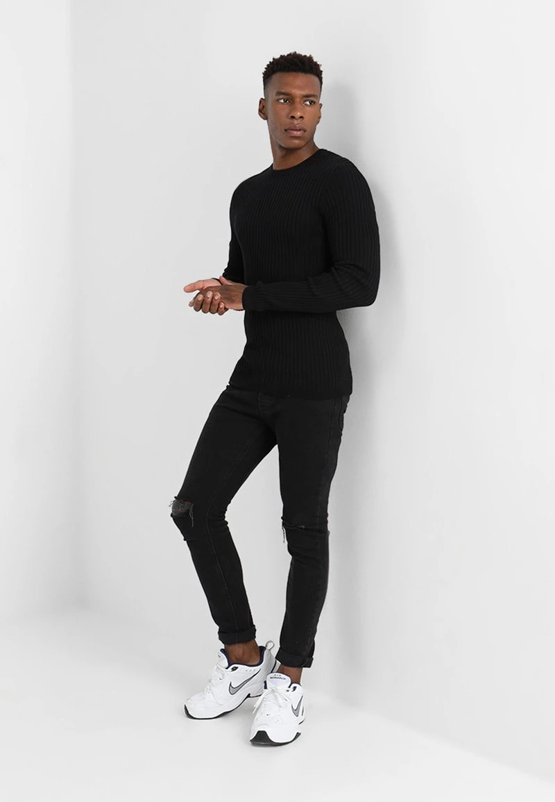 Pier One Jersey De Punto - Black, Hombre 4 Pier One Jersey De Punto - Black, Hombre - Imagen 2