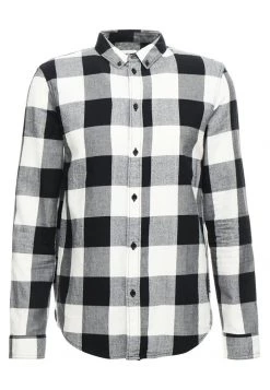 Pier One Hombre Camisa - Black/white -Pier One Tienda e60a20cd08d148bc871902c07b164cdb