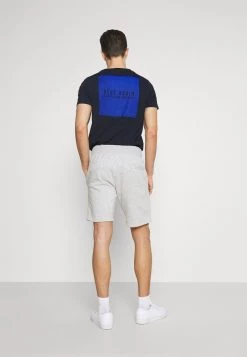 Pier One Hombre 2 PACK - Shorts - Mottled Light Grey/dark Blue -Pier One Tienda e60f7b3fdabf4ebdaf4ab507e95d2596