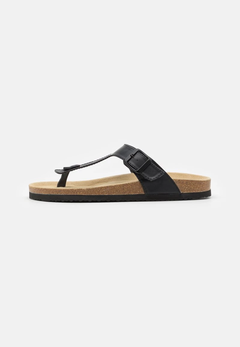 Pier One UNISEX - Sandalias De Dedo - Black, Unisexo 3 Pier One UNISEX - Sandalias De Dedo - Black, Unisexo