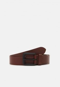 Pier One Unisexo LEATHER UNISEX - Cinturón - Cognac