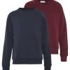 Pier One Hombre 2er Pack CREW NECK - Sudadera - Dark Blue/bordeaux -Pier One Tienda e8ca40f9b80c4f6f9ec83d1f66be0f35