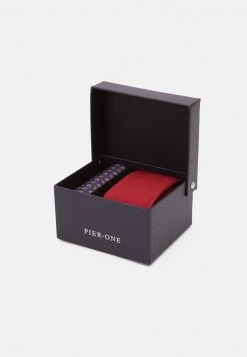 Pier One Hombre SET - Corbata - Dark Red -Pier One Tienda e9062ffbe8ab4c66888fc5ba8dceb0eb