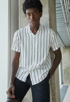 Pier One Hombre 2 PACK - Camisa - Black/white -Pier One Tienda e9850c2e54ca4eb6b01614842b047075