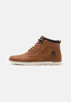 Pier One Hombre Zapatillas Altas - Cognac