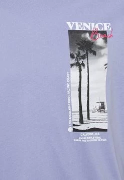 Pier One Hombre Camiseta Estampada - Lilac -Pier One Tienda ed9e63fb94c240de882f9d4a118a4b55