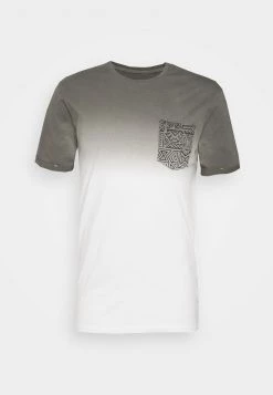 Pier One Hombre Camiseta Estampada - White/grey