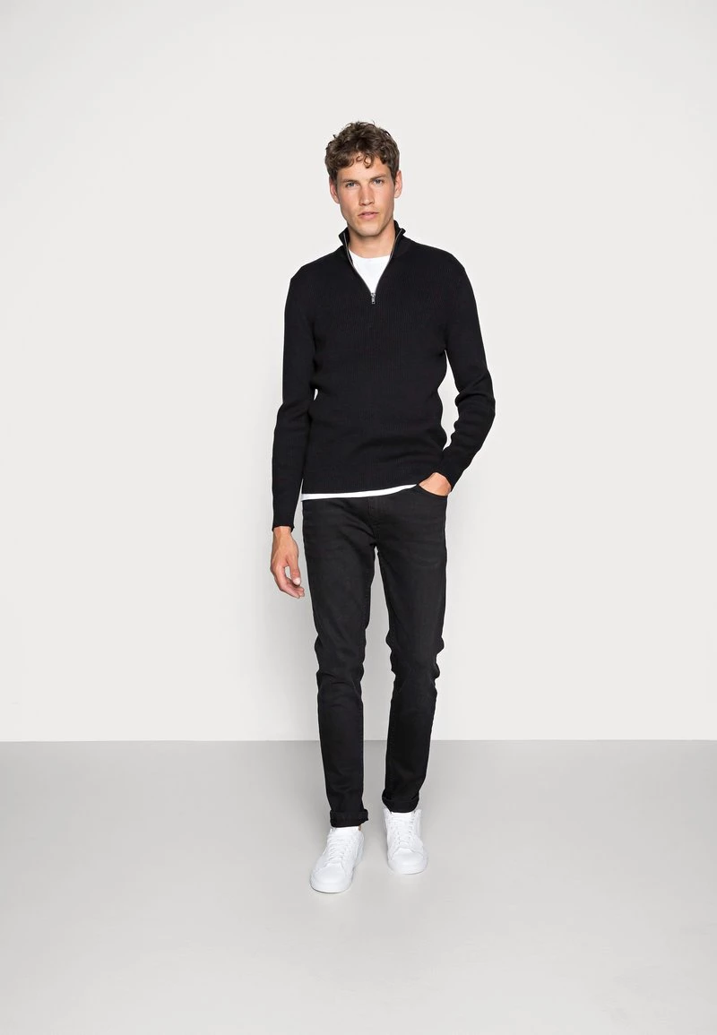 Pier One Hombre Vaqueros Pitillo - Black Denim 4 Pier One Hombre Vaqueros Pitillo - Black Denim - Imagen 2