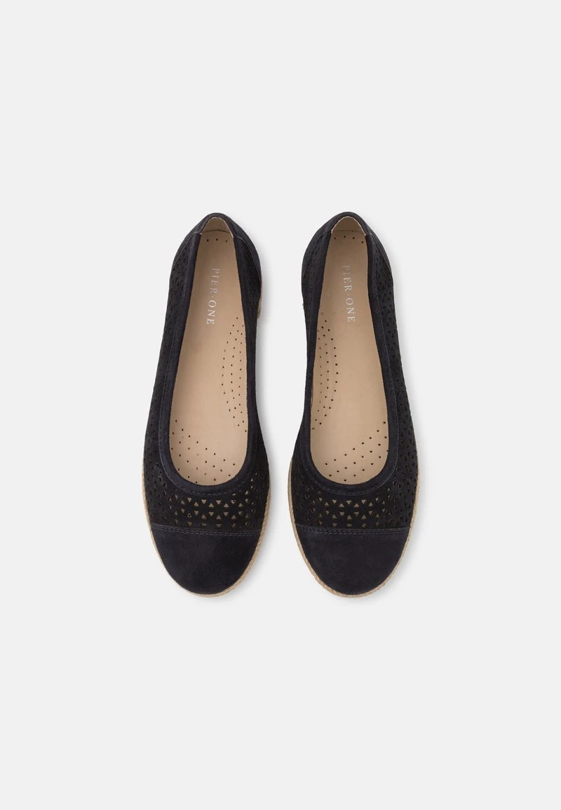 Pier One Mujer LEATHER - Bailarinas - Dark Blue 8 Pier One Mujer LEATHER - Bailarinas - Dark Blue - Imagen 6