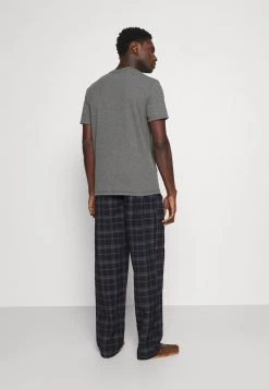 Pier One Hombre Pantalón De Pijama - Black/blue -Pier One Tienda f4486fa8c9364a6a8fb5548f5ea5fa23