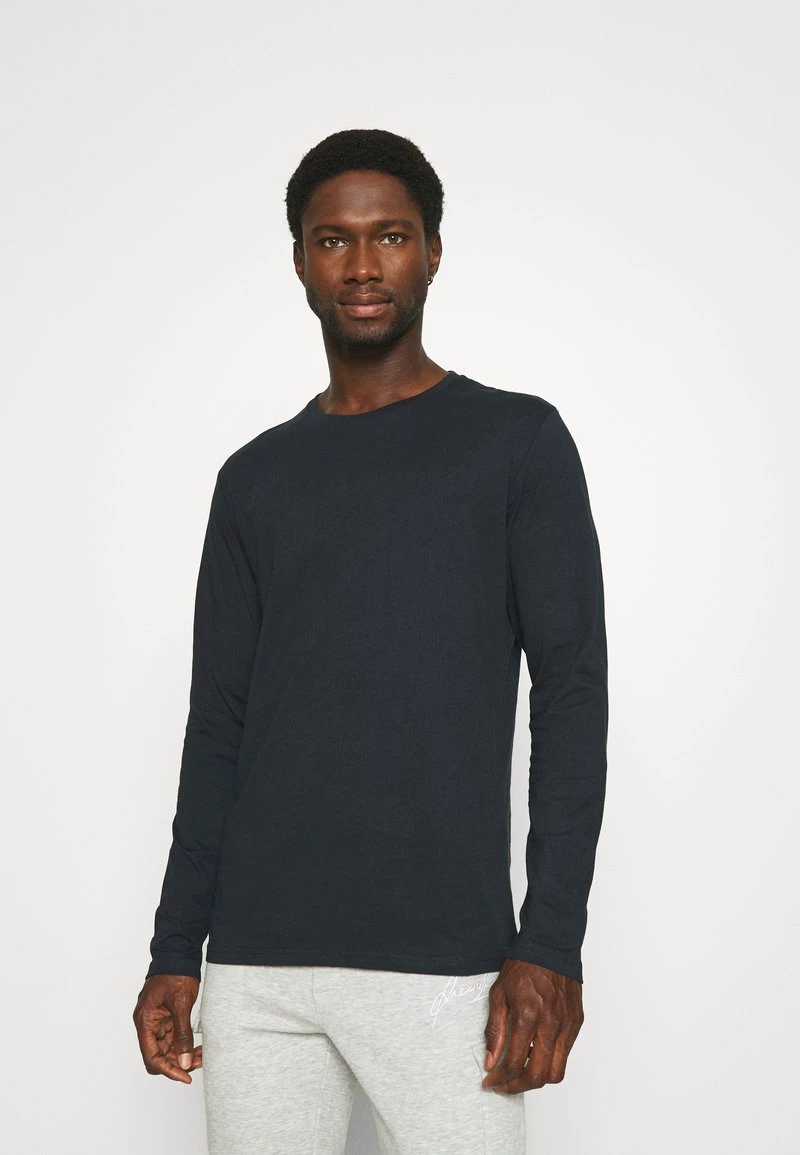 Pier One 2 PACK - Camiseta De Manga Larga - Olive/dark Blue, Hombre 4 Pier One 2 PACK - Camiseta De Manga Larga - Olive/dark Blue, Hombre - Imagen 2