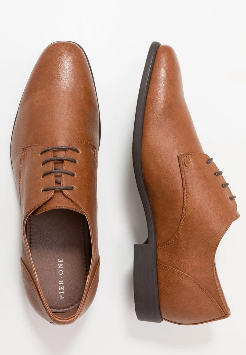 Pier One Hombre Zapatos Con Cordones - Cognac 4 Pier One Hombre Zapatos Con Cordones - Cognac - Imagen 2