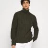 Pier One Hombre NEW CABLE TURTLENECK JUMPER - Jersey De Punto - Mottled Olive 2 Pier One Hombre NEW CABLE TURTLENECK JUMPER - Jersey De Punto - Mottled Olive -Pier One Tienda f6f2d58c206649de8150a5727a2bbbce