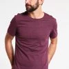 Pier One Hombre Camiseta Básica - Bordeaux Melange -Pier One Tienda f8786116f078433ead2135d29ff876ec