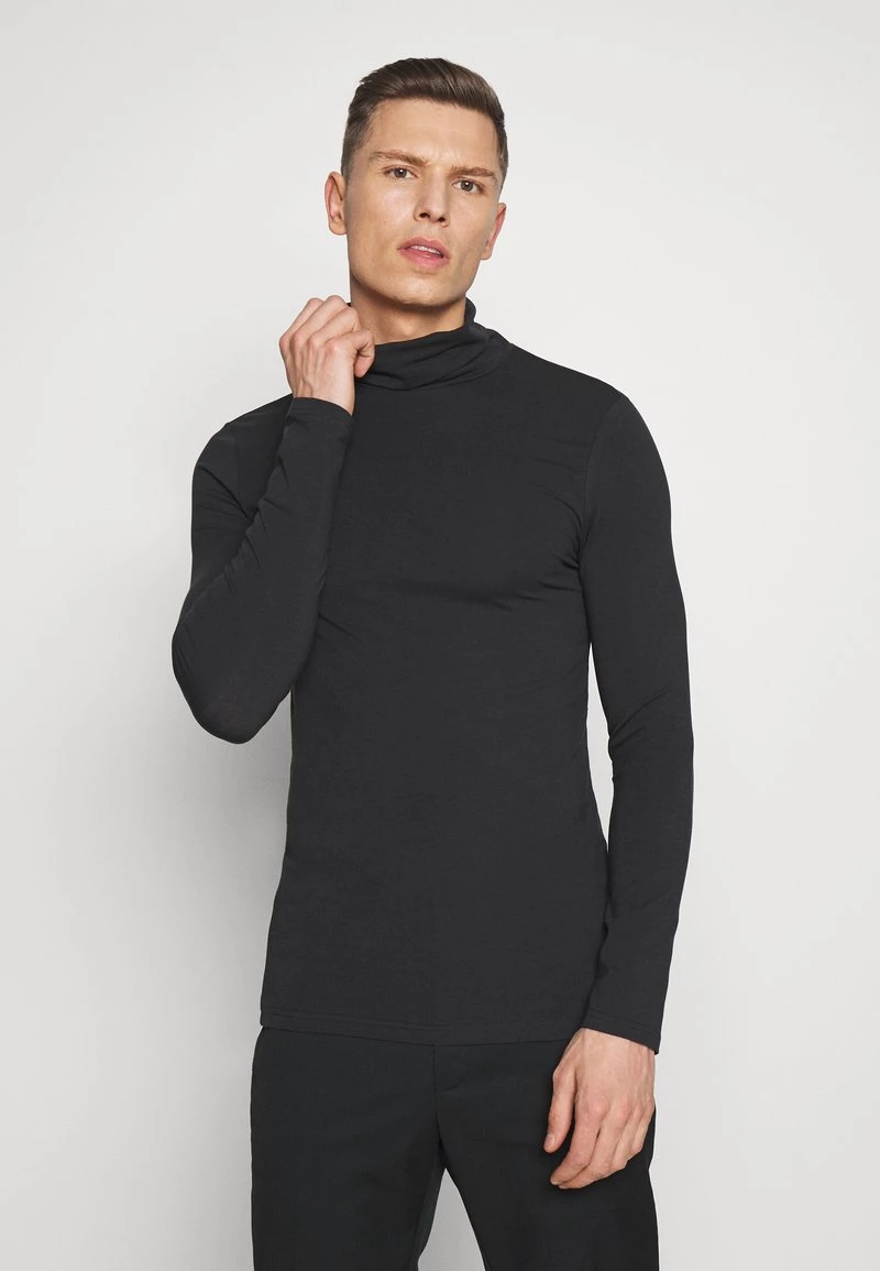 Pier One Hombre 2 PACK - Camiseta De Manga Larga - White/black 7 Pier One Hombre 2 PACK - Camiseta De Manga Larga - White/black - Imagen 5