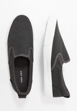 Pier One Unisexo UNISEX - Mocasines - Dark Gray -Pier One Tienda f98eb33a5eca4e57867e9f876a65061c