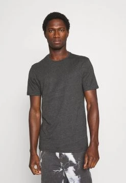 Pier One Hombre 3 PACK - Camiseta Básica - Black/mottled Dark Grey/bordeaux -Pier One Tienda fbb1fa11fda54722bafd9df33f46d342