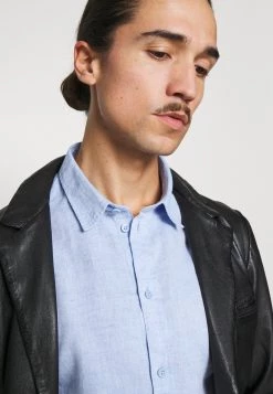 Pier One Hombre Camisa - Mottled Blue -Pier One Tienda fca3ca22ceae4991bde50472de455c02