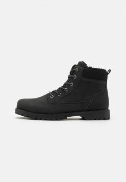 Pier One Hombre Botines Con Cordones - Black