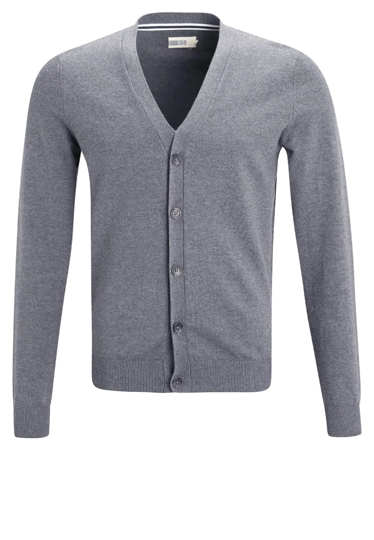 Pier One Hombre Chaqueta De Punto - Dark Grey Melange 8 Pier One Hombre Chaqueta De Punto - Dark Grey Melange - Imagen 6