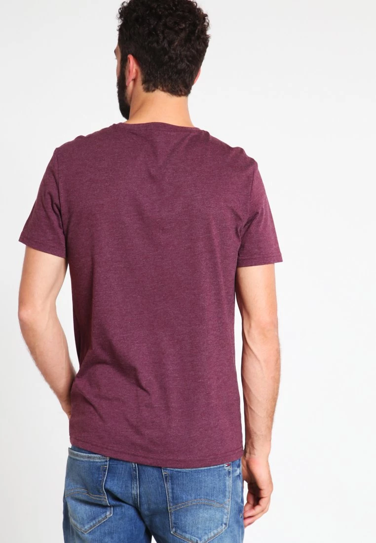 Pier One Hombre Camiseta Básica - Bordeaux Melange 5 Pier One Hombre Camiseta Básica - Bordeaux Melange - Imagen 3